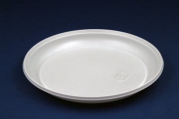 Тарелка одноразовая белая d205mm